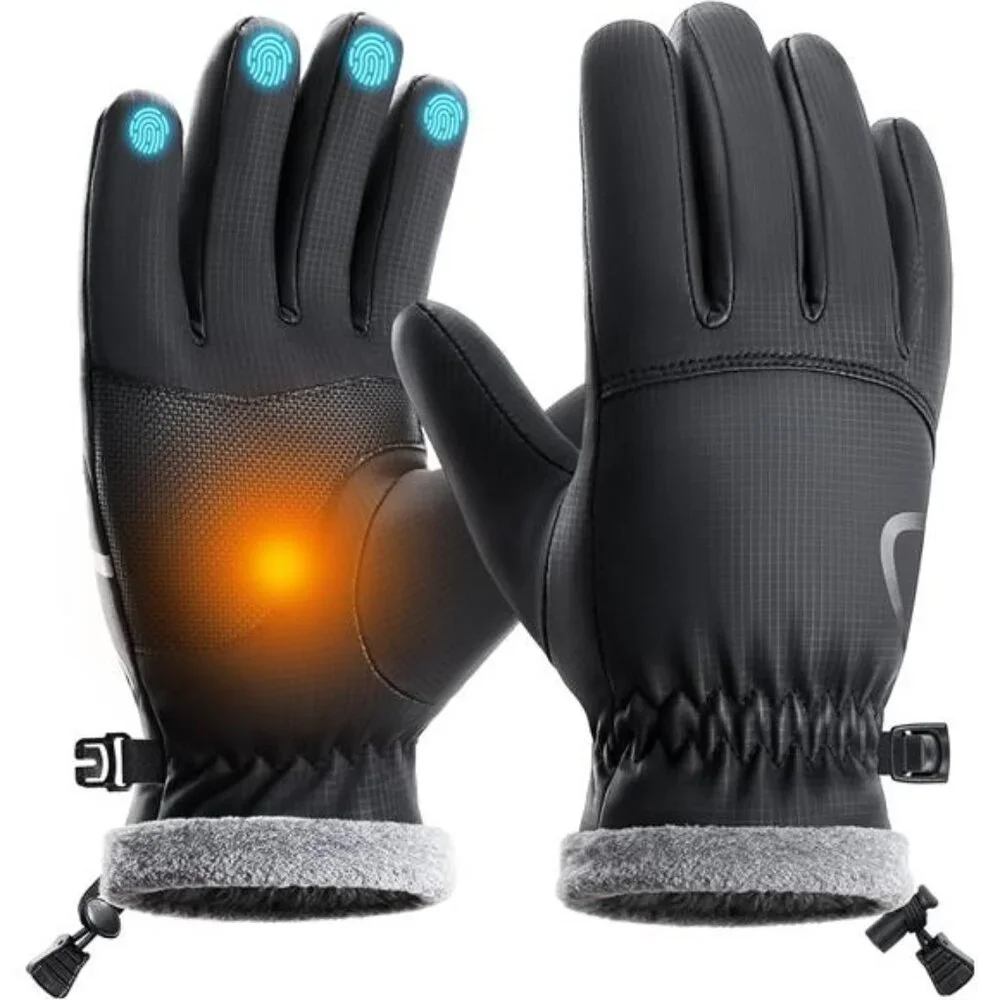 Men's Winter Waterproof Thermal Gloves Cold Weather Windproof